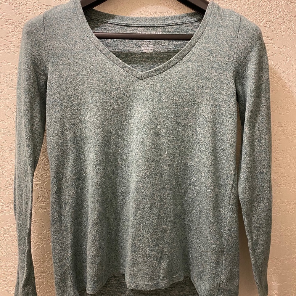 AEO Soft & Sexy Long Sleeve Blue Size S